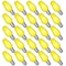Luxrite C7 LED Yellow Light Bulbs for String Lights 0.5W Enclosed Fixture Rated E12 Candelabra Base, 25PK LR21755-25PK - alternate 1